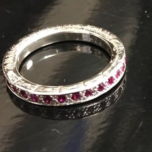 Chrome Hearts True F#ing Love Ruby and Sterling